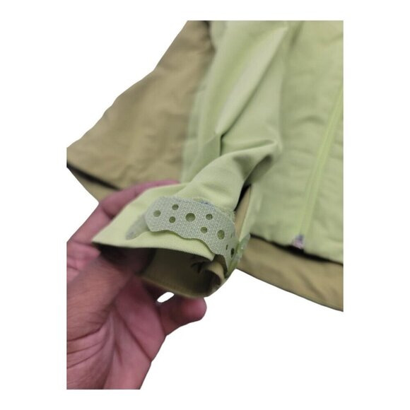 Patagonia Jacket Women M Green Figure 4 Camping Hiking Windbreaker Gorpcore - Picture 6 of 11